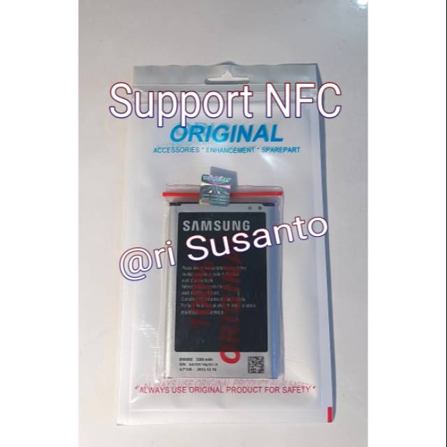 Baterai Samsung Galaxy Note 3 N9000 N900 / Note 3 NTT Docomo SC-01F SC10 Asli Samsung (Original 100%