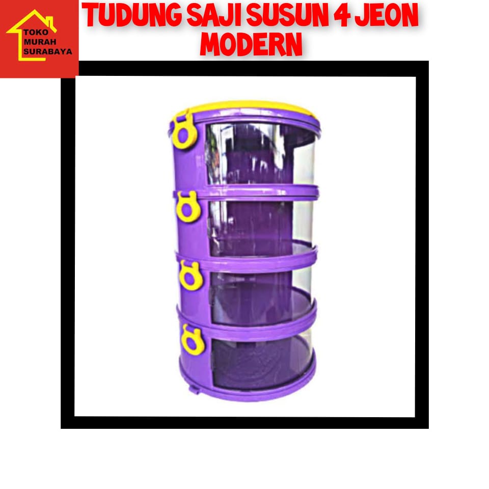 Jual Tudung Saji Susun Jeon Modern Tempat Penyimpanan Makanan