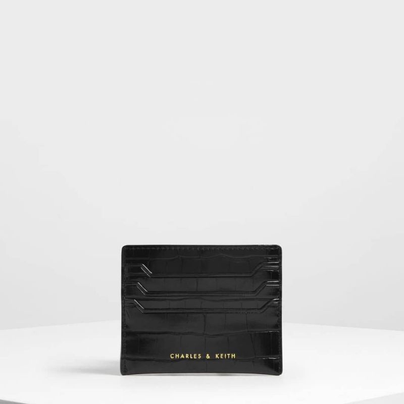 12.12 SALE | CK Croc-Effect / Love Card Holder