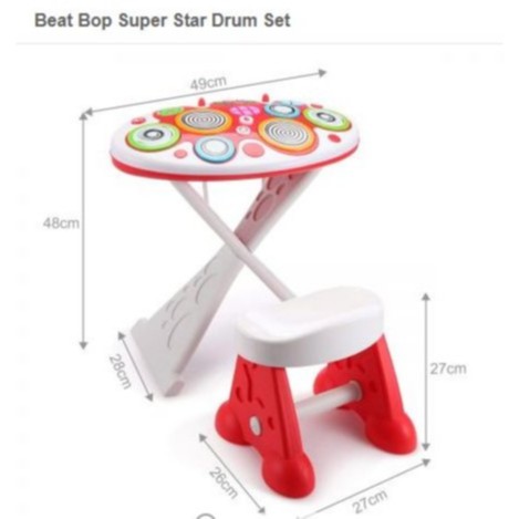 Winfun Super Star Drum Set - Mainan Anak Musik