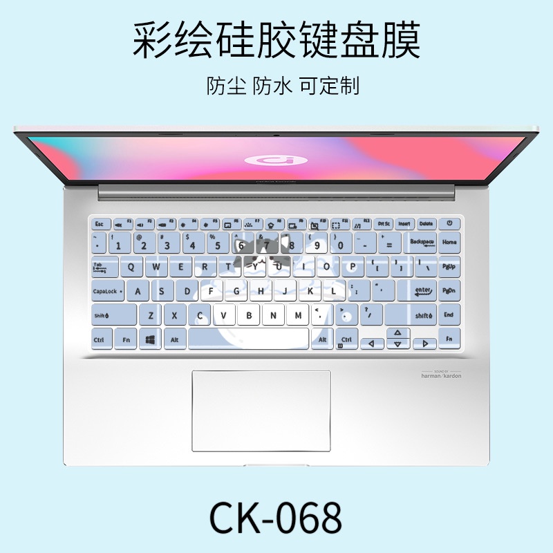 Film Pelindung Debu Keyboard Laptop Motif Kartun Bunga Untuk ASUS Adolbook14 V4050FP14 V4050FP M4600I Vivobook S14 14 K413E A413E M413I K33E