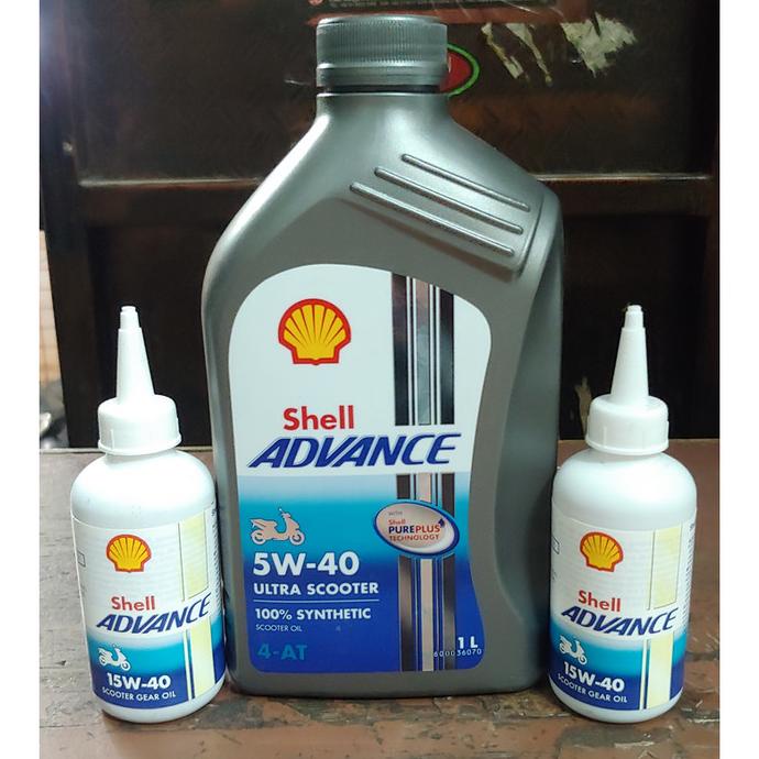 Paket Oli Shell Matic Ultra Dan Oli Gardan Shell Nmax Aerox Xmax Pcx planeta76 Murah