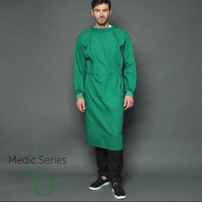 Baju operasi/ok/baju bedah/surgical gown/bahan parasut