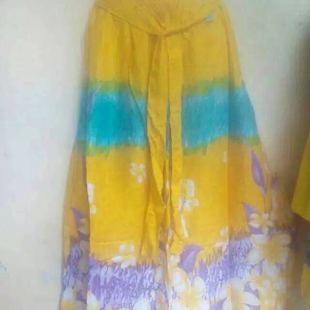 Rok payung rayon bali motif