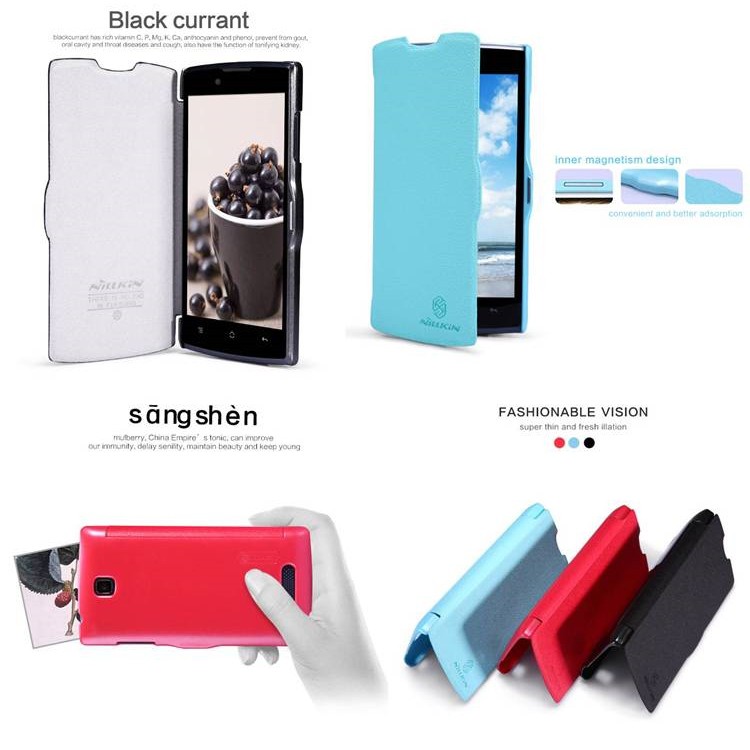 Nillkin Fresh Leather Case Flip Cover Oppo Neo R831