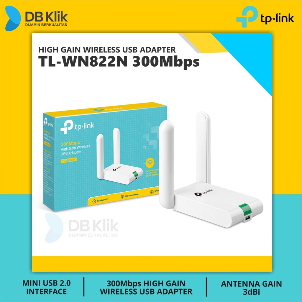 Wireless USB Adapter TP-Link TL-WN822N 300Mbps - TP Link TL WN822N