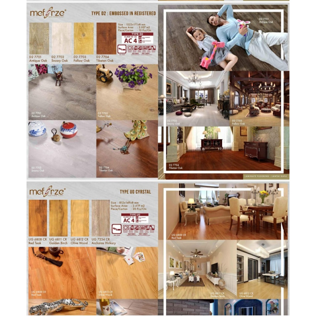 Lantai Laminate Parket Meforze UG