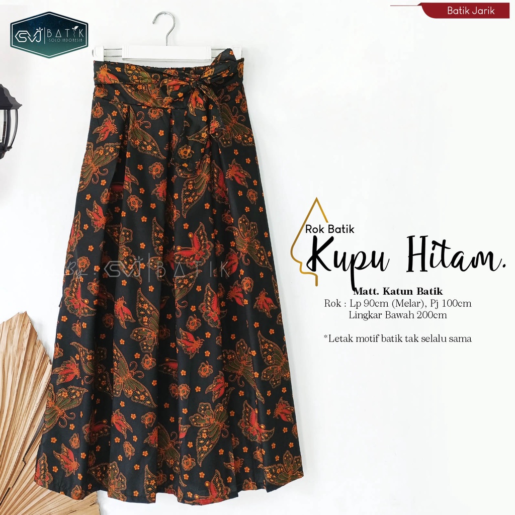 ROK BATIK ALUSAN SINARAN LANNA BAWAHAN BATIK WANITA TERKINI ORI KESHWA MURAH ORIGINAL REALPICT-Kupu
