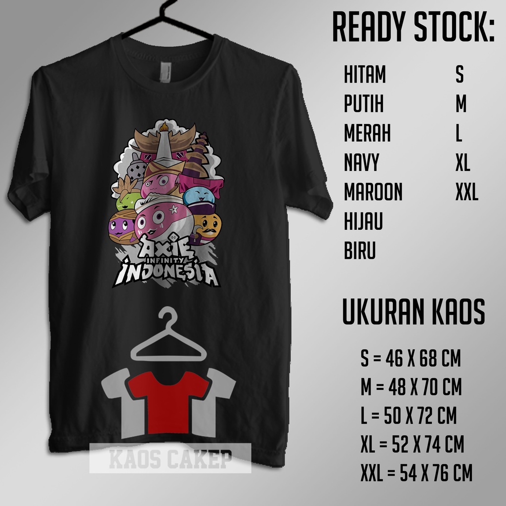 Kaos Axie Infinity Indonesia Baju Game