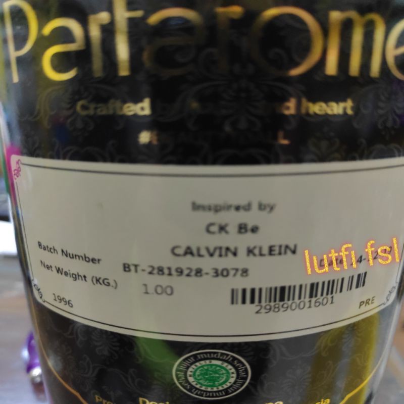 parfum pesanan ck be dll