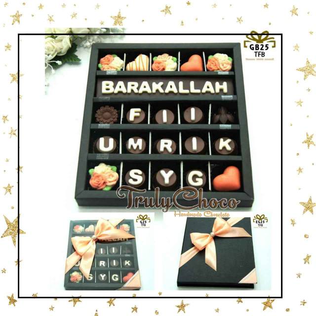 

Kado ulang tahun special coklat trulychoco cantik tema orange