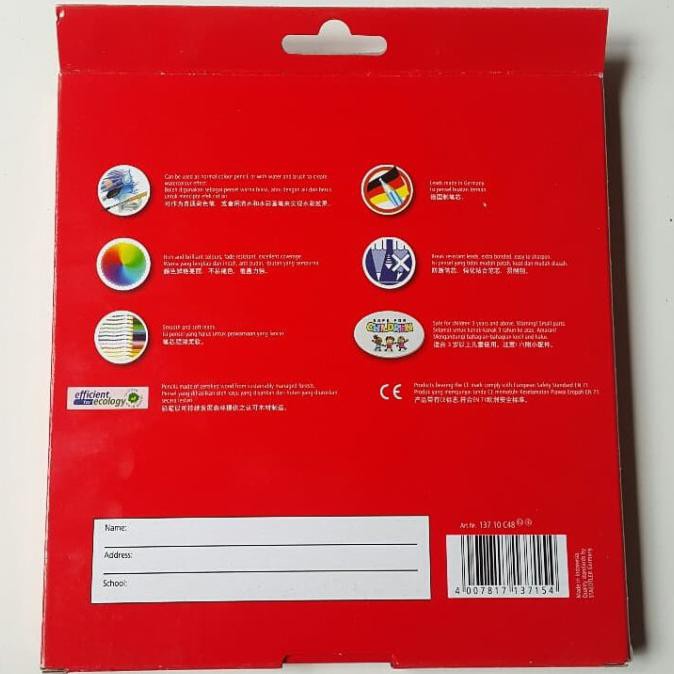 

Discount PENSIL WARNA STAEDTLER LUNA WATERCOLOUR PENCILS ISI 48