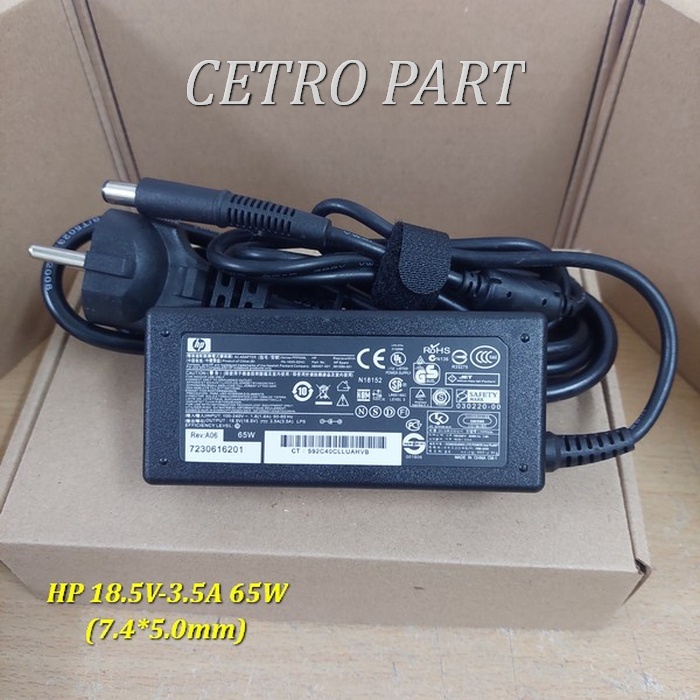 Adaptor Charger Laptop HP Compaq CQ40 CQ41 CQ42 CQ43 CQ35 Original BERGARANSI