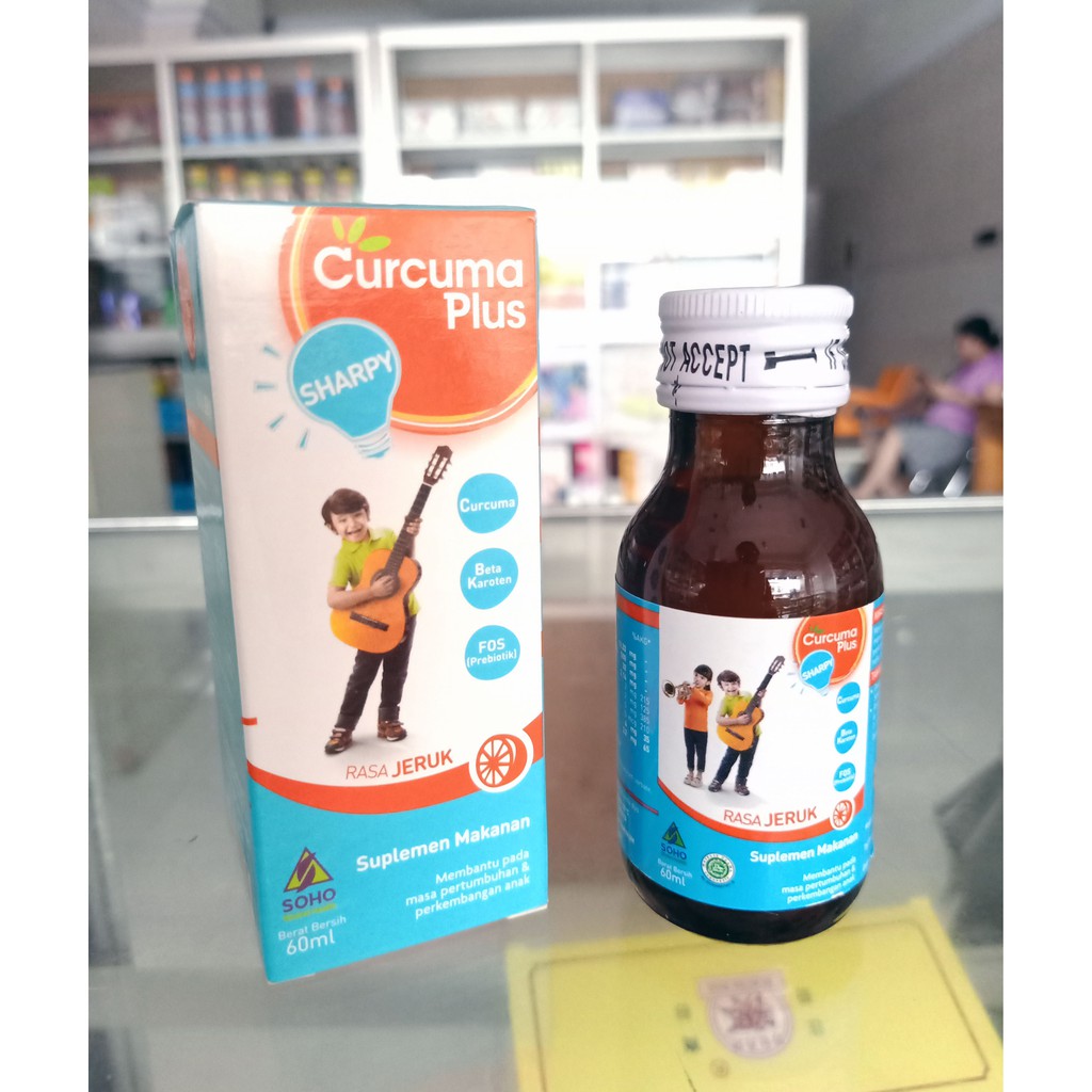 Vitamin Otak Anak Curcuma Plus Sharpy Lysine Sirup Rasa Jeruk Suplemen Minyak Ikan Cod Liver Oil Shopee Indonesia