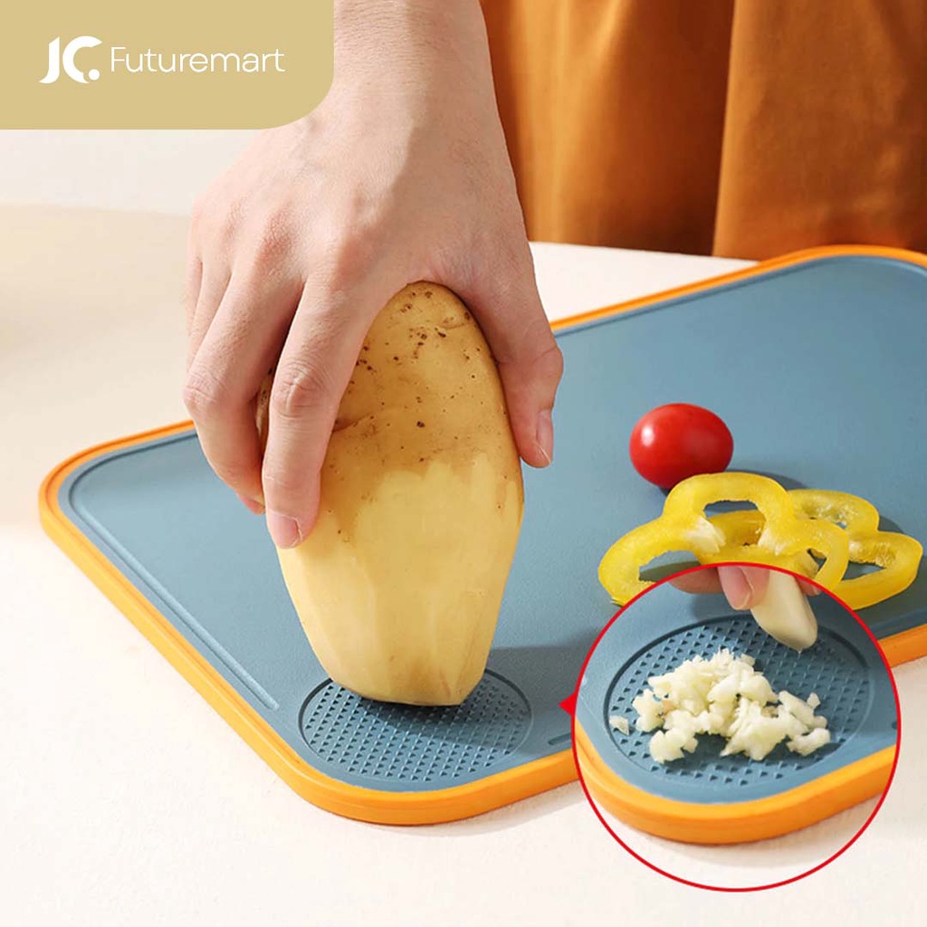 TALENAN 2 SISI dan PARUTAN ANTI JAMUR JERAMI GANDUM CUTTING BOARD