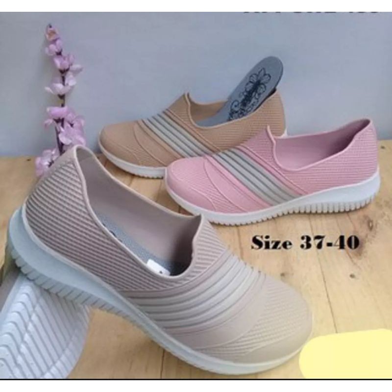 SEPATU SELOP WANITA PRO ATT SWL (SIZE 37-40)/Sepatu Karet Wanita - Sepatu Slip On Karet Wanita ATT