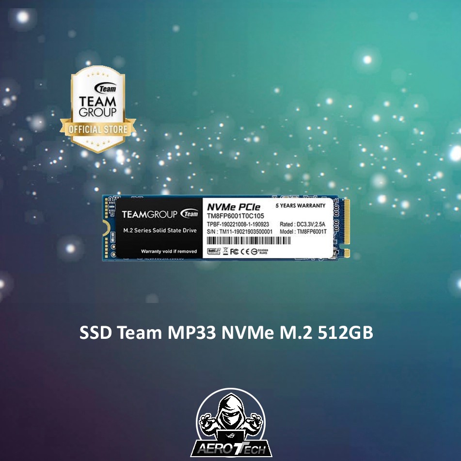 SSD Team MP33 NVMe M.2 512GB