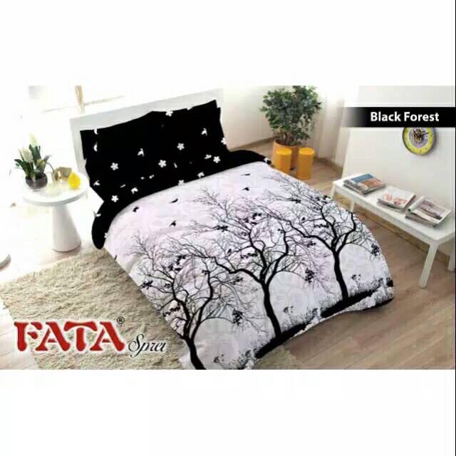 Bedcover Fata King Size 180x200 Trinity/italiano Marmer/kaktus/flaminggo Navy/zigzag/black Forest