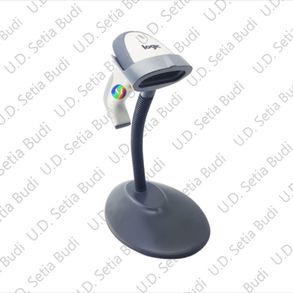 Barcode Scanner Logic LS 30A (1D) dengan Stand