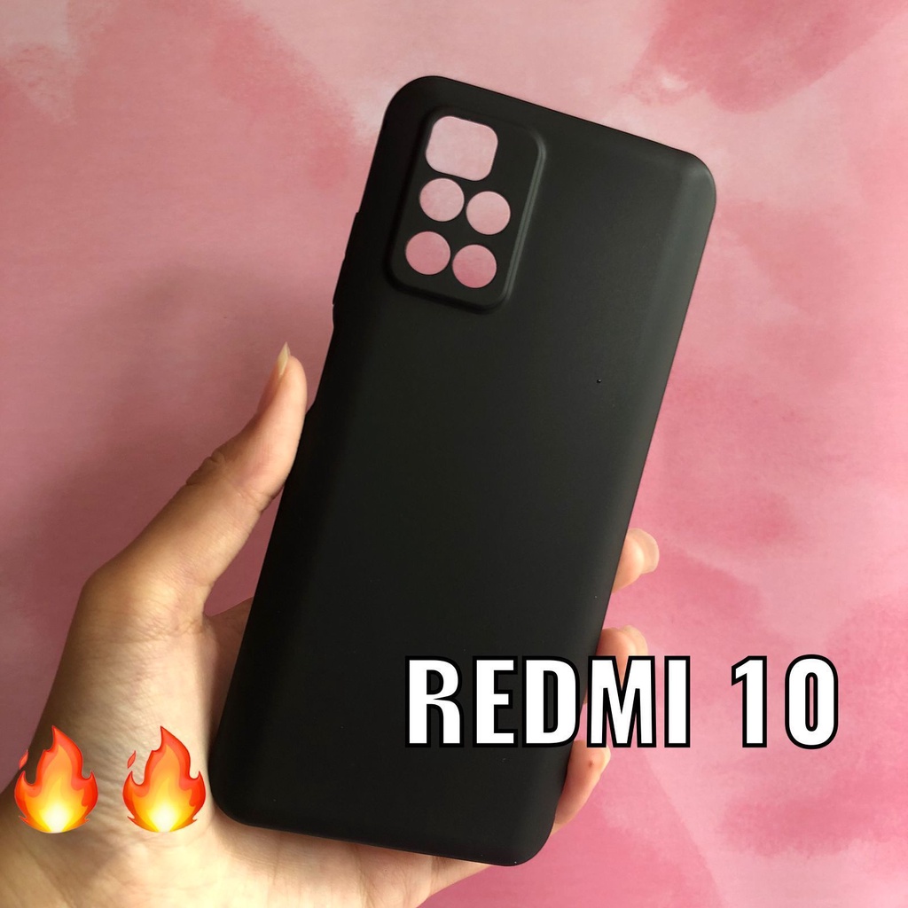 Case Redmi Note 12 4G Note 12 Pro 4G Redmi 10c 10 2022 Soft Case Black Matte Protect Camera Casing