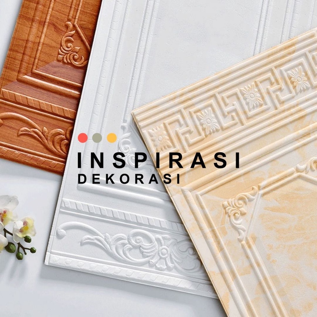 PROMO Wallpaper 3D Emboss Motif Kayu Jati Premium High Quality [SERI M]