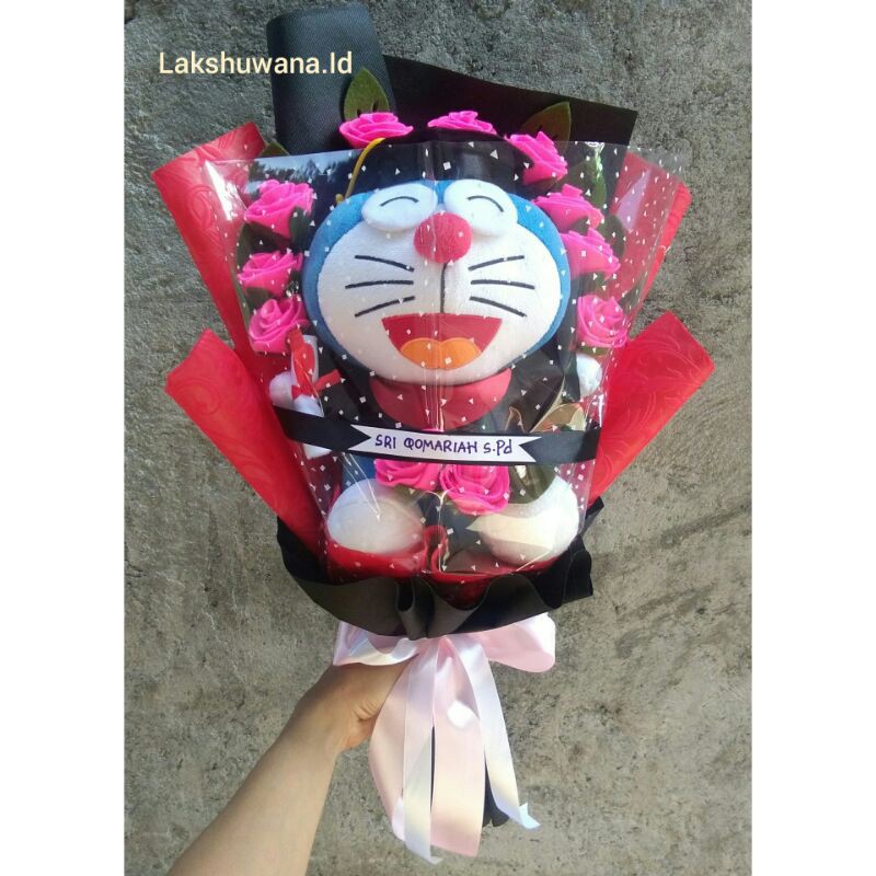 Buket Doraemon /Buket Boneka Wisuda Doraemon