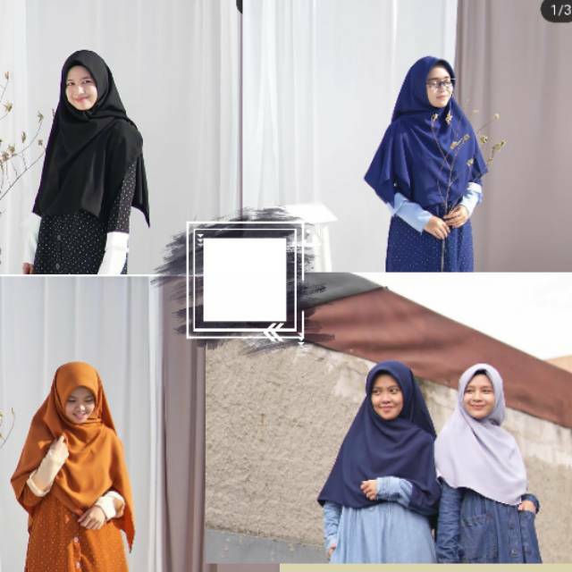 Khimar square - Hijab Alila