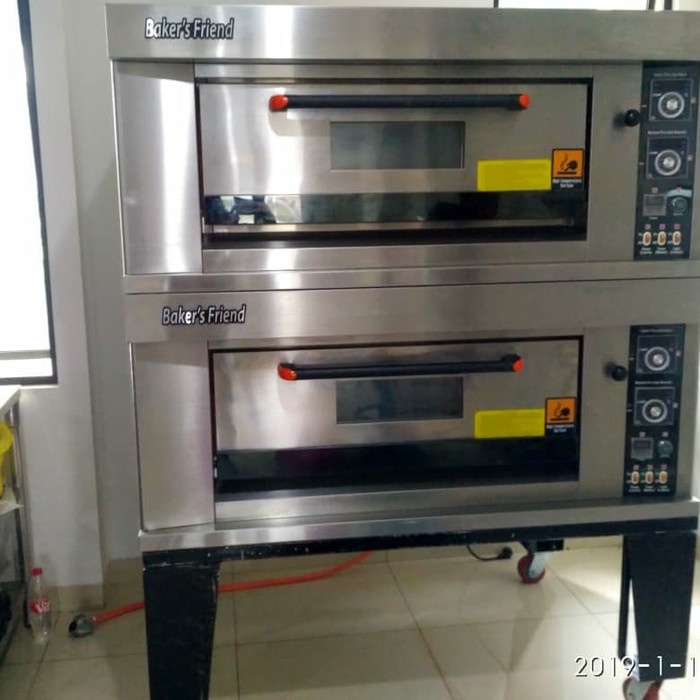 bisa COD oven 2 deck 4 tray baker's frend Taiwan termurah