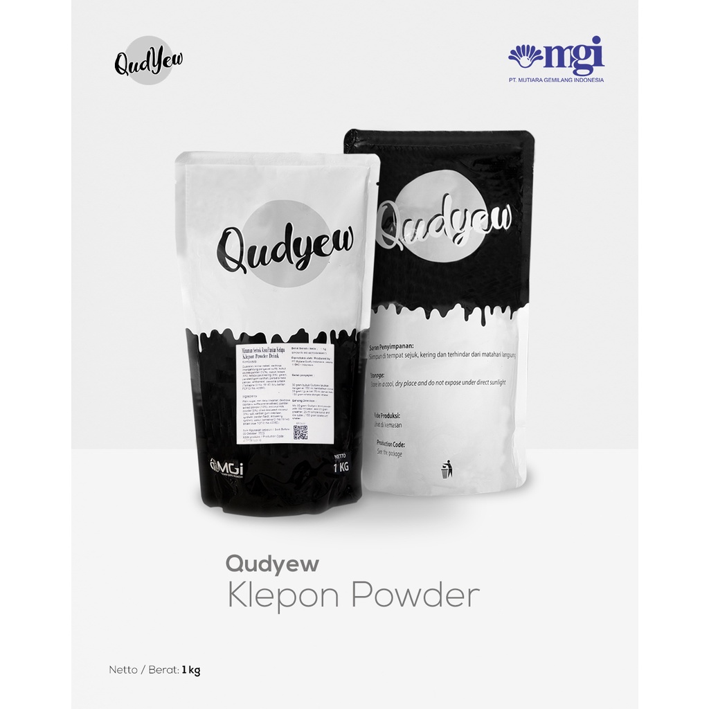 

Powder Drink Premium / Powder Drink Minuman Bubuk / Bubuk Minuman Rasa / Bubuk Minuman Kekinian Kemasan 1kg - Klepon Powder Drink