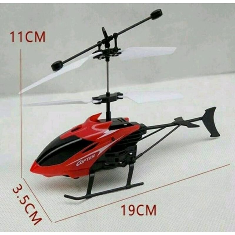 Helikopter Mini Sensor Rc Led Sensor Helicopter