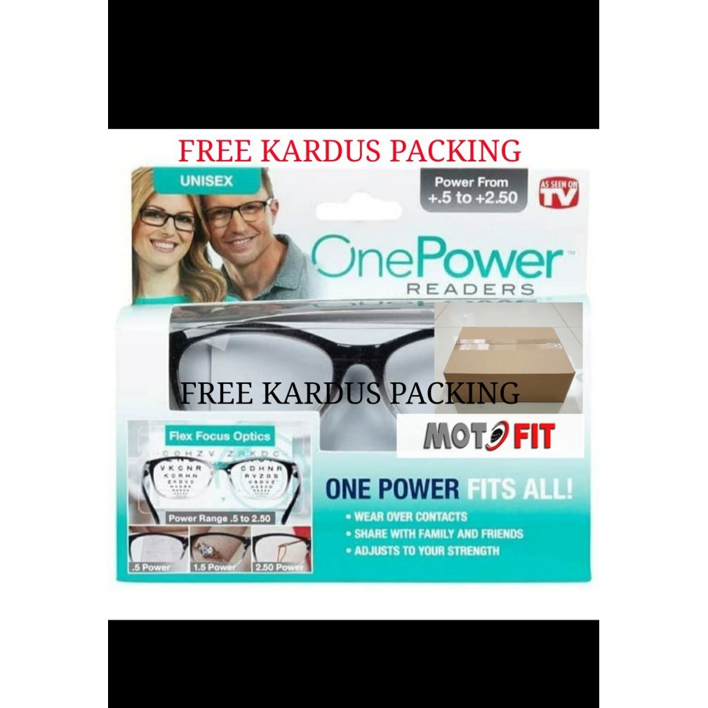 Kacamata Baca Plus Auto Focus ONE POWER READERS Unisex PLUS 0.5-2.5