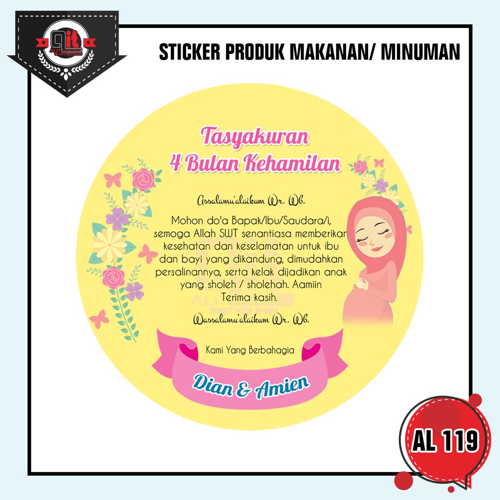 

STICKER TASYAKURAN KEHAMILAN 7 BULAN