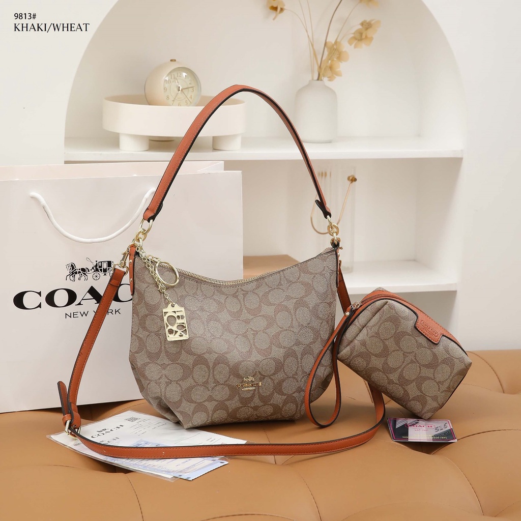 Skylar Hobo in Signature Canvas 9813