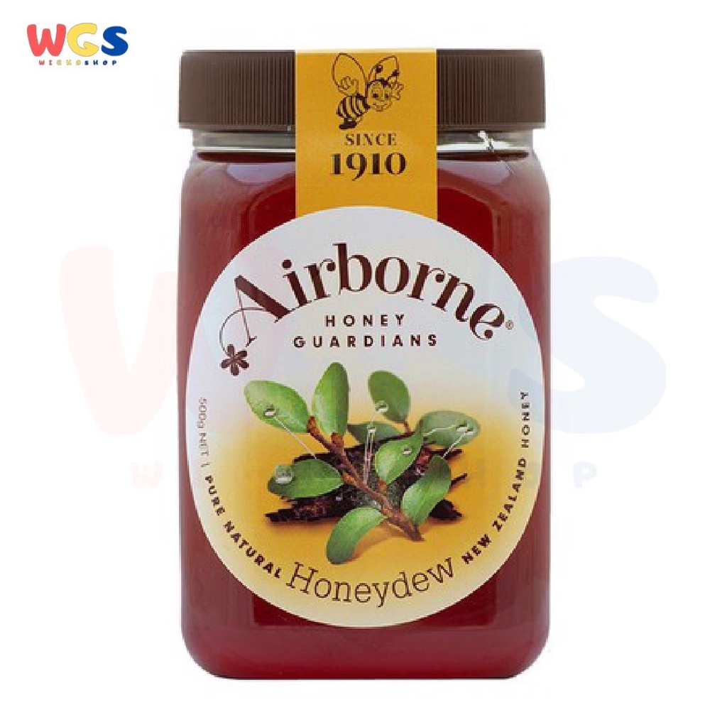 

Airborne Honey Guardians Pure Natural Honeydew New Zealand Honey 500g