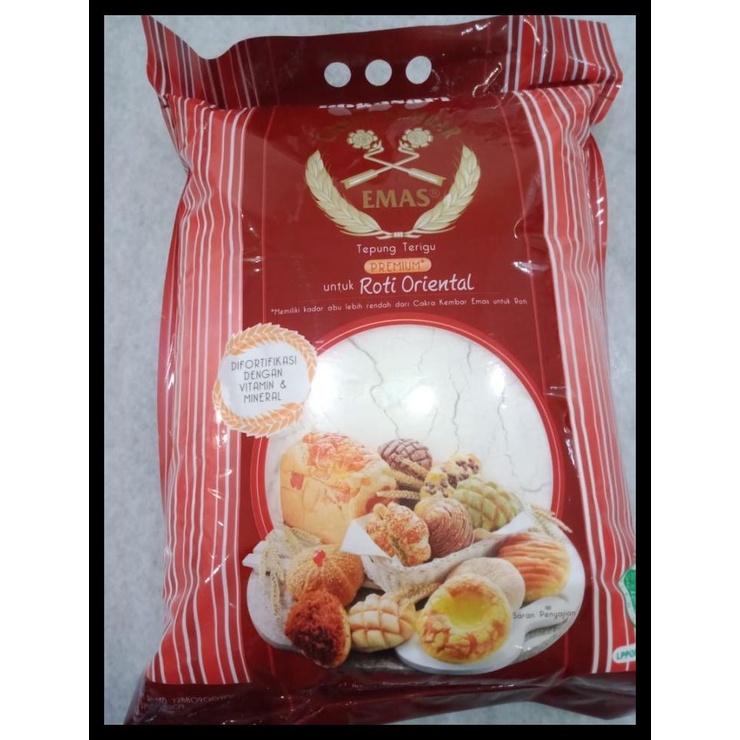 

TERBARUU!! Tepung Cakra Kembar Emas Roti Oriental 5 KG TERBARU
