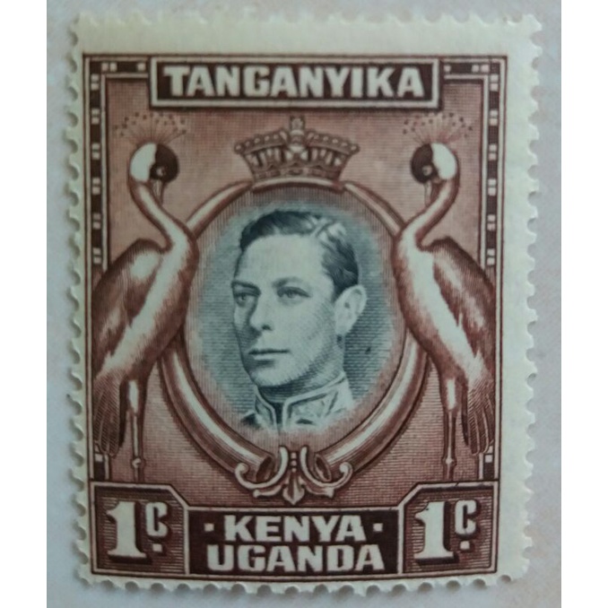

(AA) Perangko Afrika Timur (Kenya Uganda) Seri King George VI 1938 Mint 1c