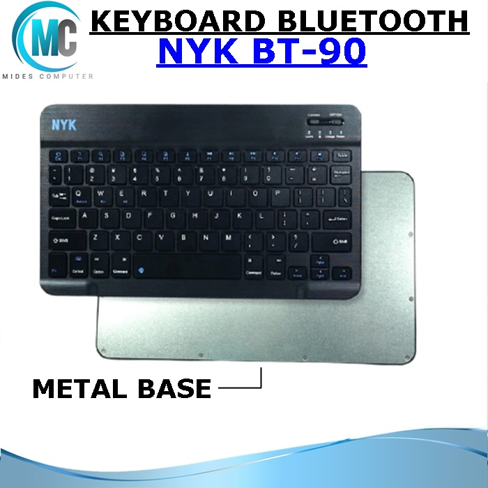 Keyboard Wireless Bluetooth Slim Mini NYK BT-90