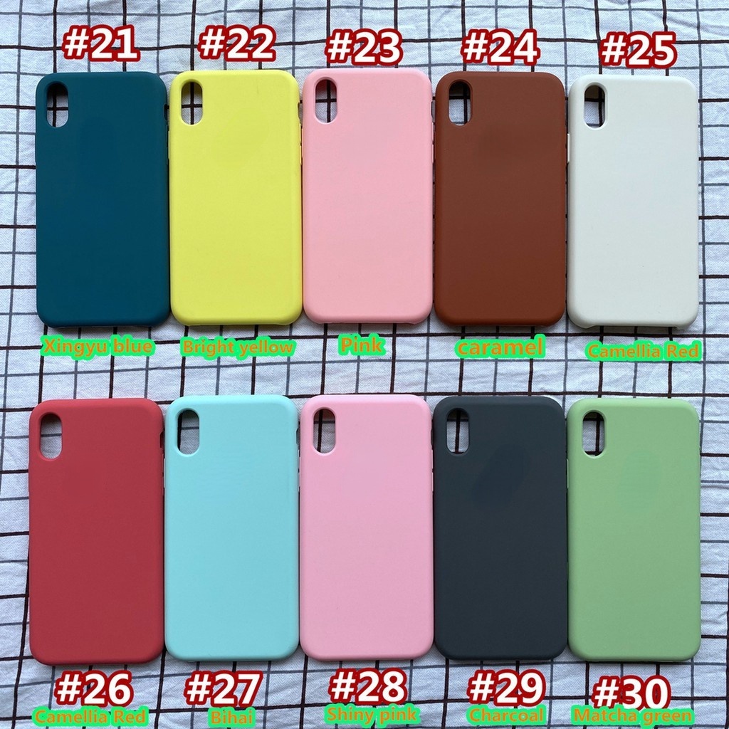 Case Bahan Silikon Untuk 6 6s 7 8 Plus X XS XR XS Max 11 11 Pro 11 Pro Max iP SE2020