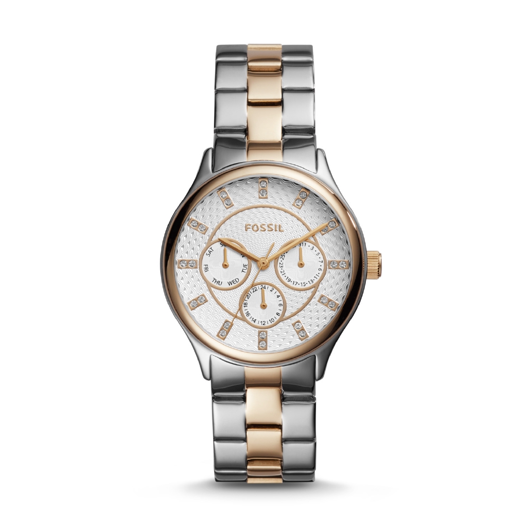 Fossil Modern Sophisticate Multifunction Two-Tone Stainless Steel Watch BQ1564