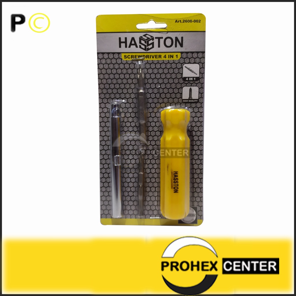 HASSTON PROHEX Obeng 2 Way 4 in 1 (2600-002)