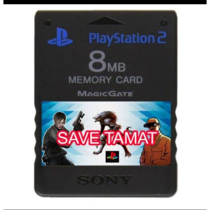 MC PS2 Save tamat / Memori cart ps2 Save tamat