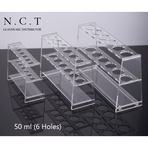 

Plexiglass / Acrylic Colometric Tube Holder 50 ml (6 Holes)