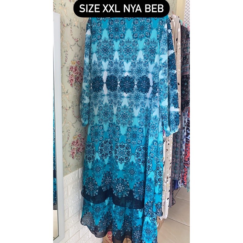 Gamis Malaysia Motif Premium