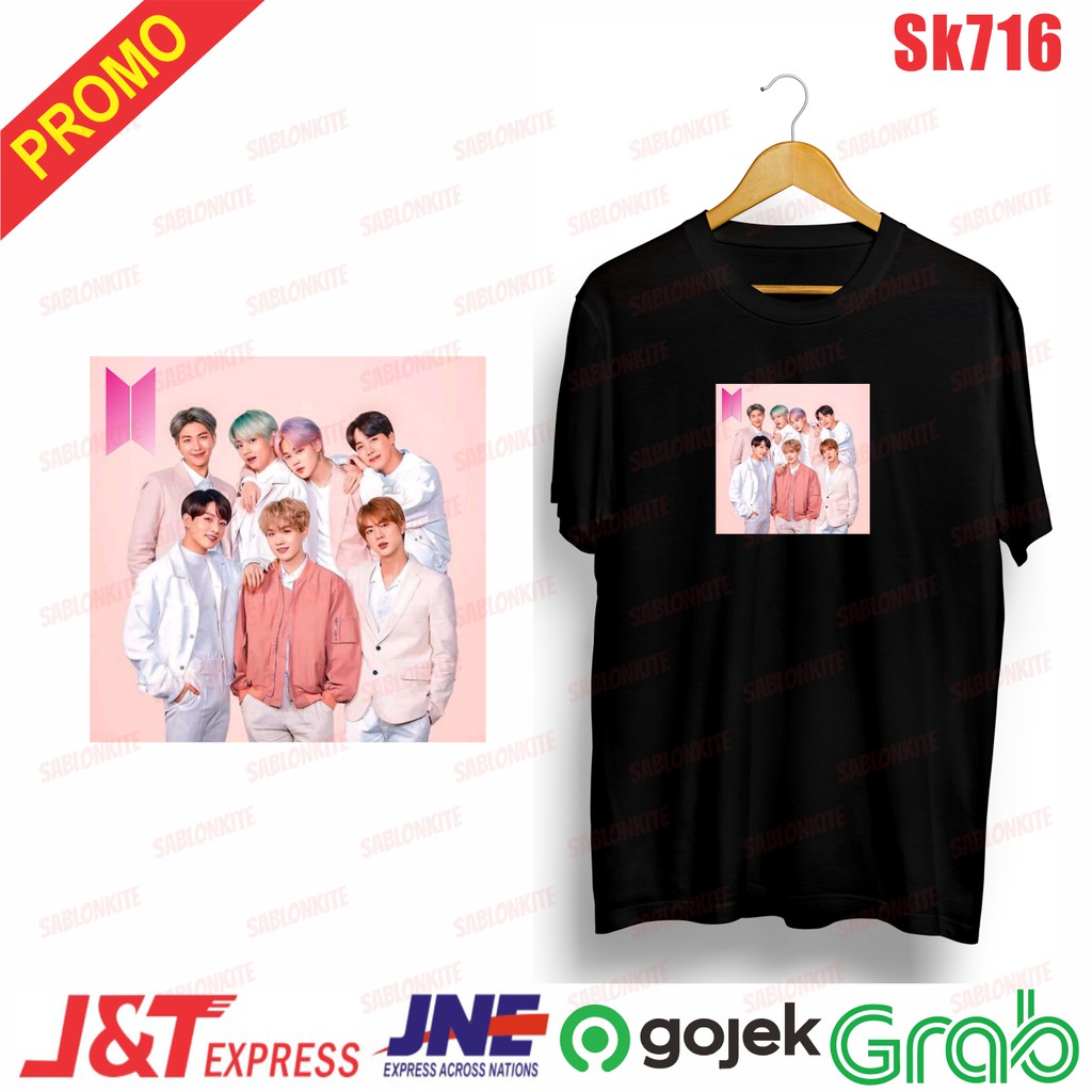 MURAH!!! KAOS KPOP FOTO MEMBER SK716 UNISEX COMBED 30S