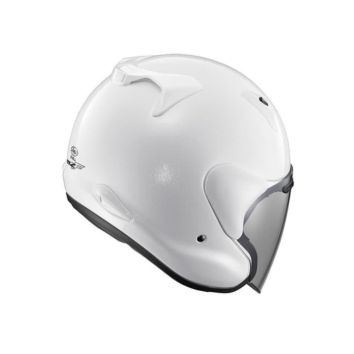 ARAI SNI MZ-F XO ORIGINAL HELM HALF FACE - WHITE - PUTIH, SIZE 3XL TERBARU