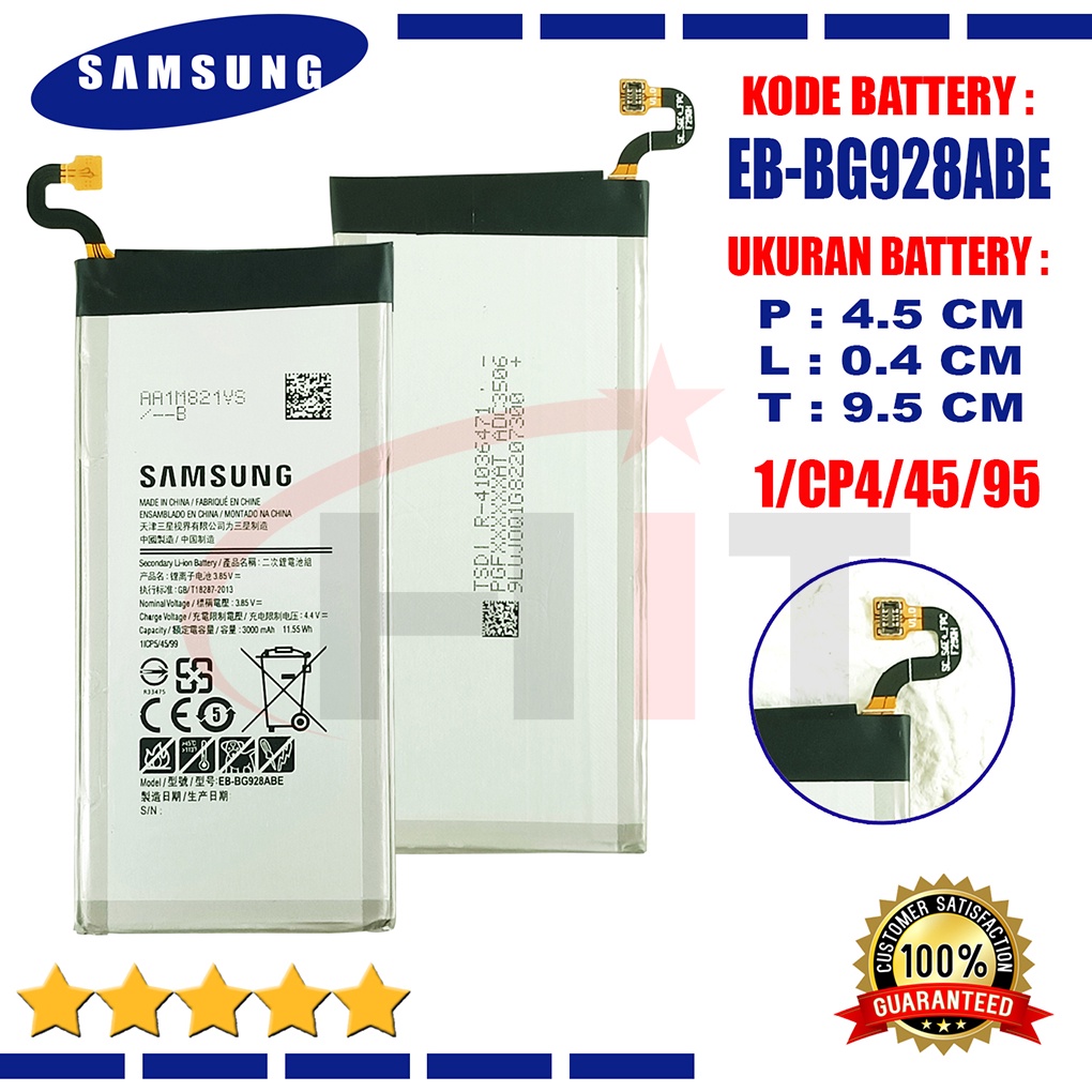 Baterai Battery Ori EB-BG928ABE SAMSUNG GALAXY S6 Edge Plus G928