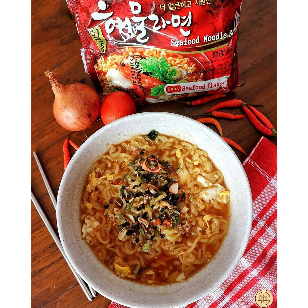 

PALDO HAEMUL RAMYUN / MIE SEAFOOD / RAMEN / MIE PEDAS / MIE INSTAN / MIE KOREA / KOREAN NOODLE