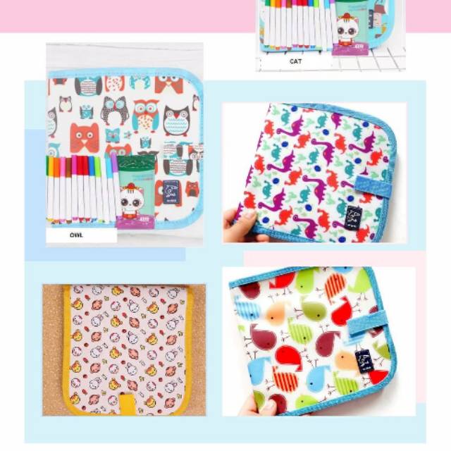 

*CHALK DOODLE BOOK (BUKU GAMBAR PAPAN TULIS)* READY STOCK
