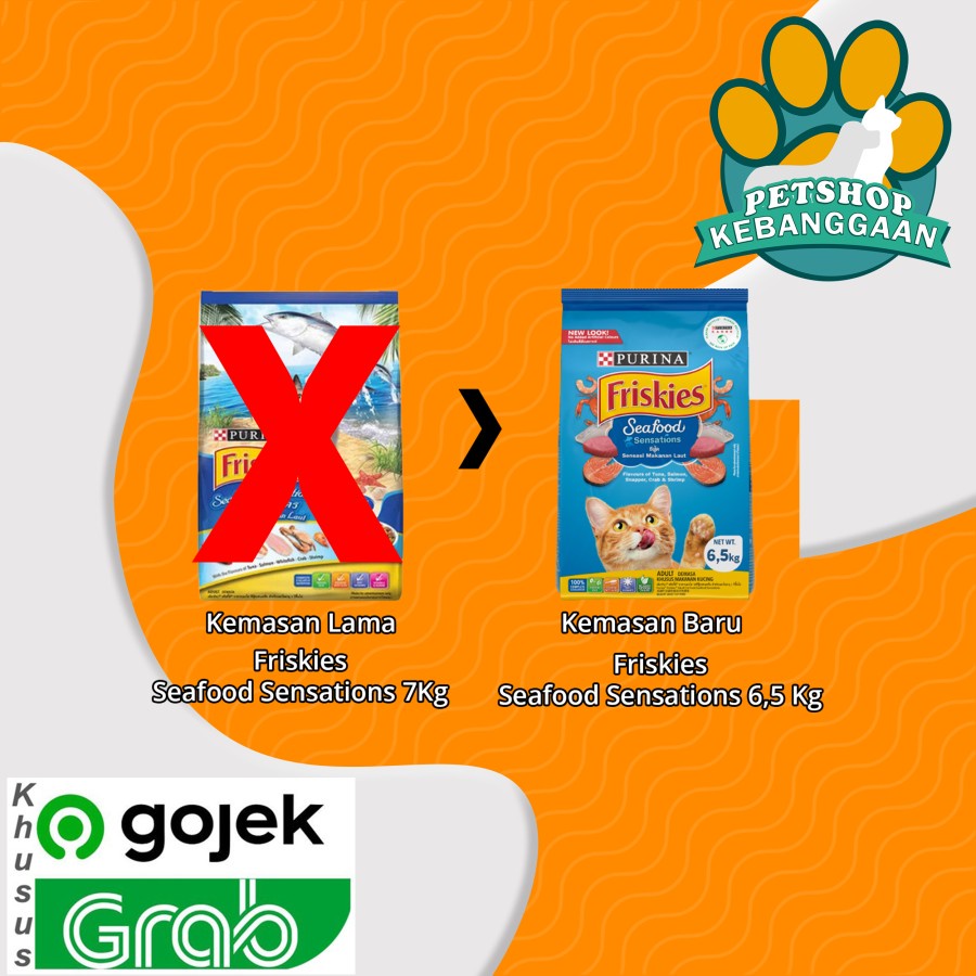 GOSEND Makanan Kucing Cat Food Friskies 6,5 kg