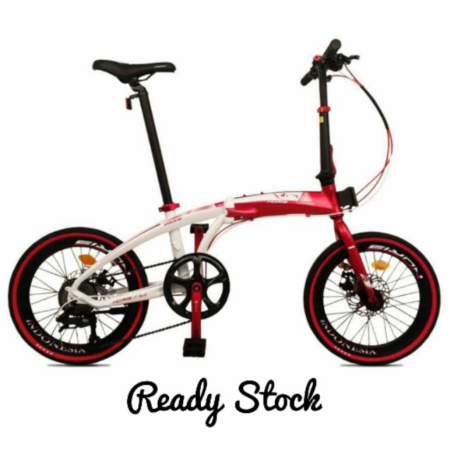 Sepeda Lipat Noris Indonesia 20" Special Edition HUT RI Folding Bike Noris Indonesia